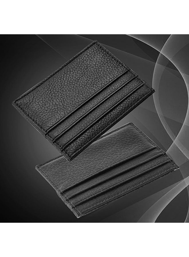 Bluelans Slim Credit Card Holder 10.3x7.6cm Black  - Image 3