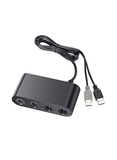 Gamecube Controller Adapter For Nintendo Switch Black