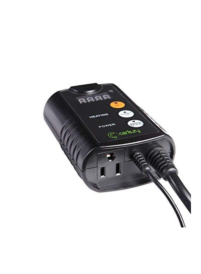 Century - Digital Heat Mat Thermostat Controller Black - Image 1