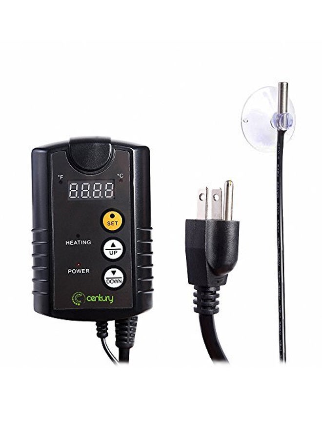 Century - Digital Heat Mat Thermostat Controller Black - Image 1