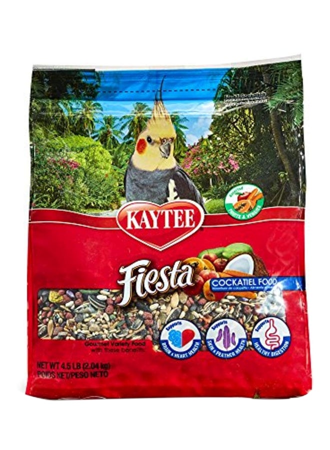 كايتي طعام فييستا لببغاء كوكاتيل أسود/أحمر 0.9كيلوجرام - Image 1