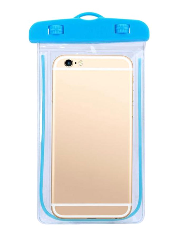 Travel Swimming Waterproof Bag Case Cover For 5.5 Inch Cell Phone Blue - Image 3