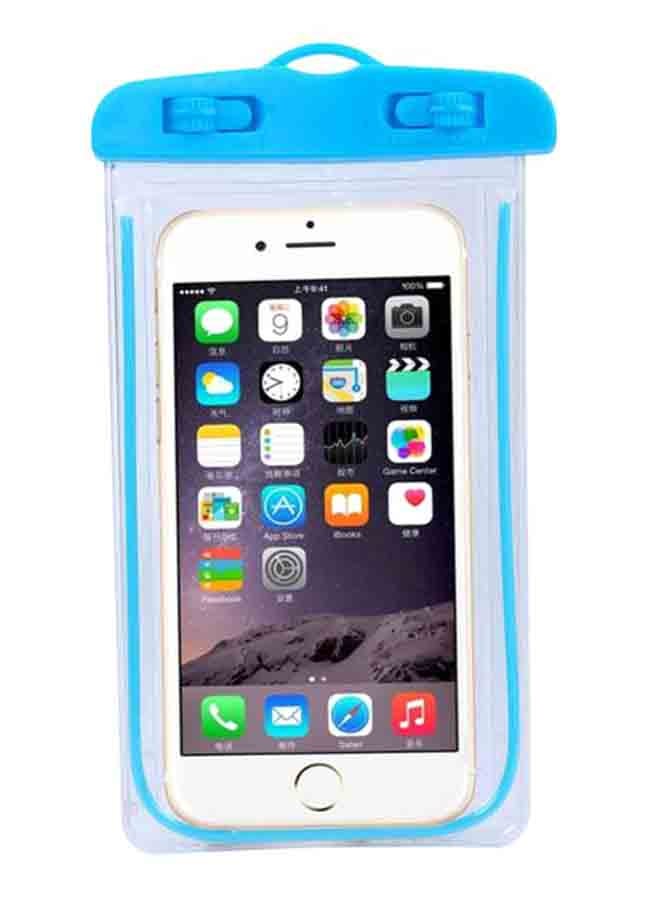 Travel Swimming Waterproof Bag Case Cover For 5.5 Inch Cell Phone Blue - Image 2