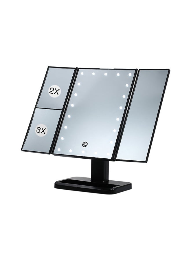 Generic 21 LED Lights Vanity Table Makeup Mirror Black  - Image 4