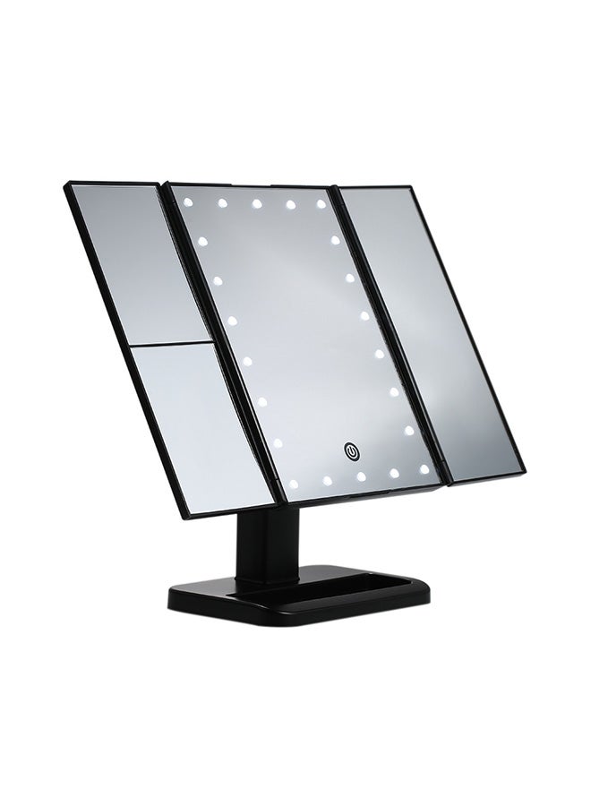 Generic 21 LED Lights Vanity Table Makeup Mirror Black  - Image 1
