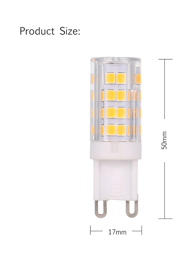 Generic - 5-Piece AC 220-240V 5W LED 45W Halogen Bulb Set Multicolour 0.079kg - Image 1