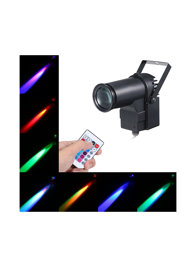 مصباح LED كاشف صغير الحجم بإضاءة متعددة الألوان RGB بجهد متردد 95 -240 فولت وقدرة 15 وات مع جهاز تحكم عن بعد أسود 0.4كيلوجرام  - Image 3