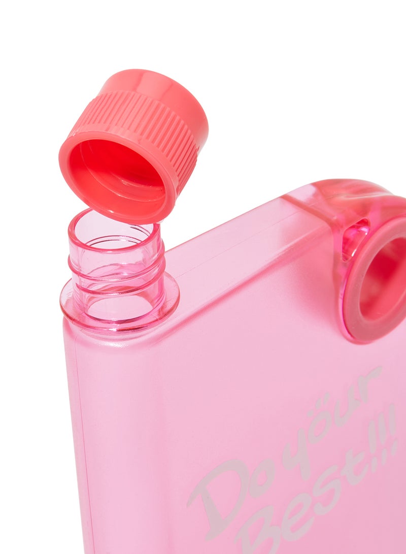 Do Your Best Notebook Style Water Bottle Pink 350ml