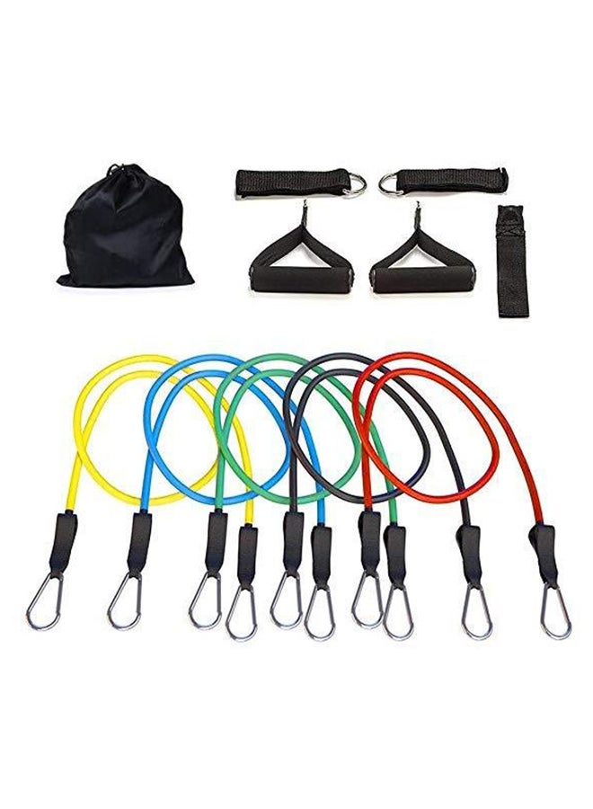 11-Piece Resistance Fitness Band Set 400grams
