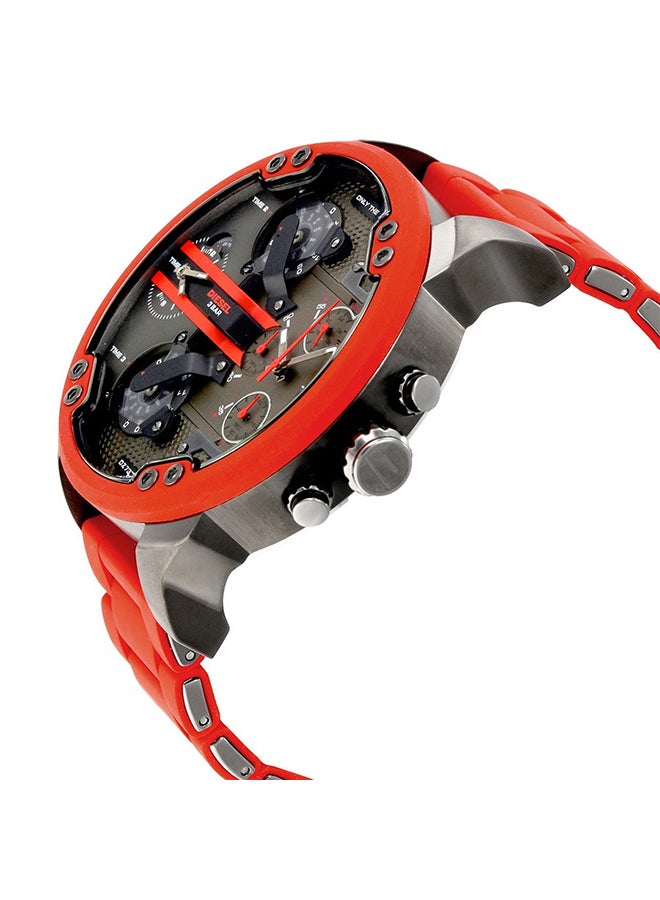 DIESEL Men's Analog Round Wrist Watch With Stainless Steel Strap DZ7370 - Image 4