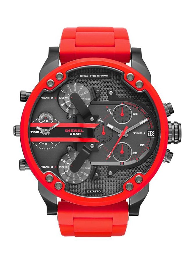 DIESEL Men's Analog Round Wrist Watch With Stainless Steel Strap DZ7370 - Image 1