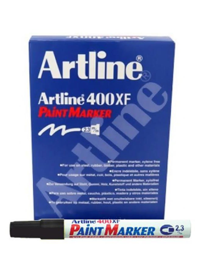 Pack Of 12 Xf Paint Marker Ek400 Black