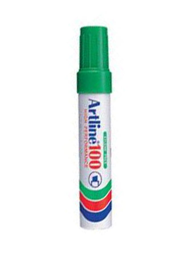 Artline - 6-Piece 100 Permanent Marker Set Green - Image 1