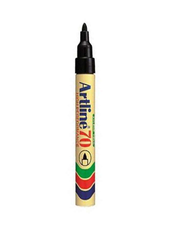 Artline 12-Piece 70 Permanent Marker Set Black 