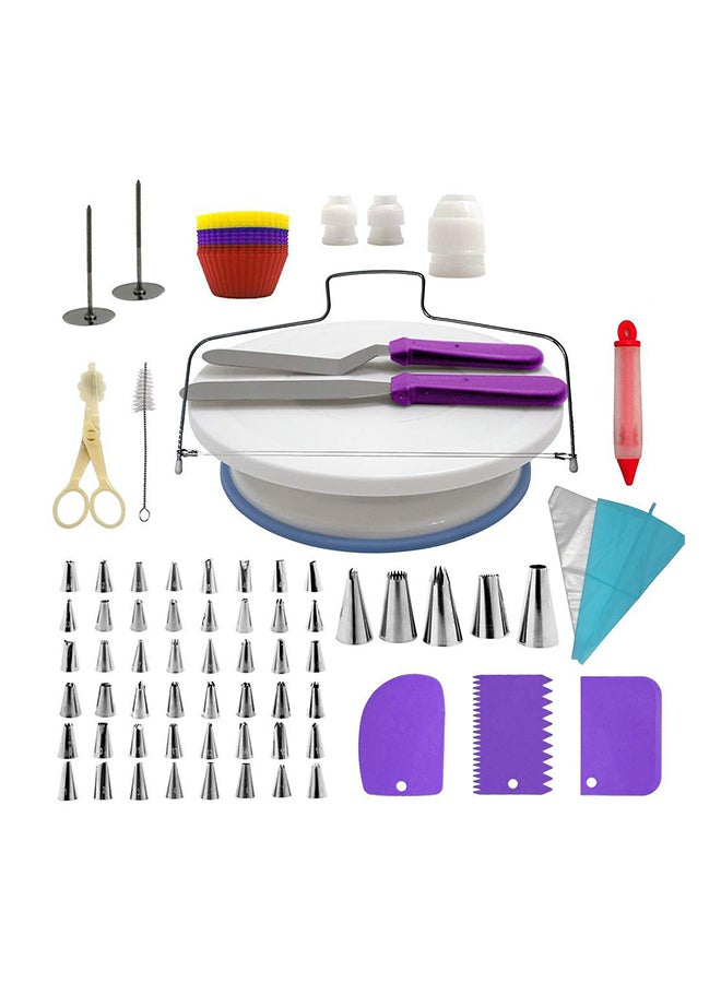 106-Piece Turntable Cake Baking Tool Set Multicolour