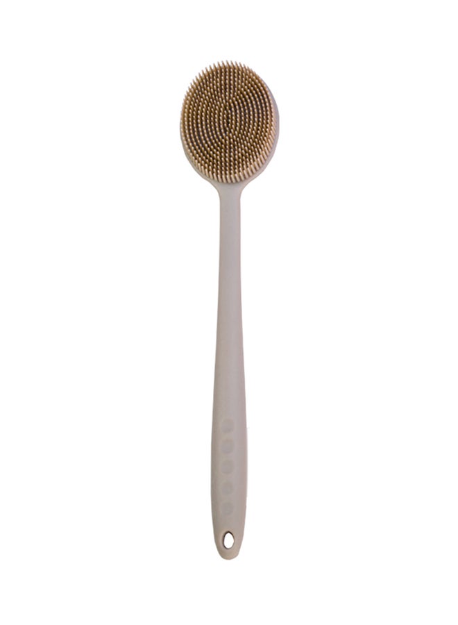 Scrubber With Long Handle Massage Brush Grey 40.00cm