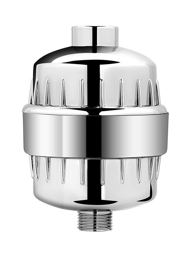 فلتر ماء صغير للدش فضي 15.00سم