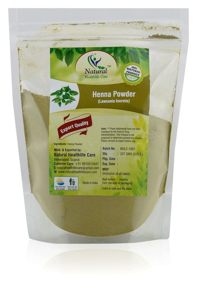 Natural Healthlife Care - 100% Natural Henna Powder Black 227grams - Image 1