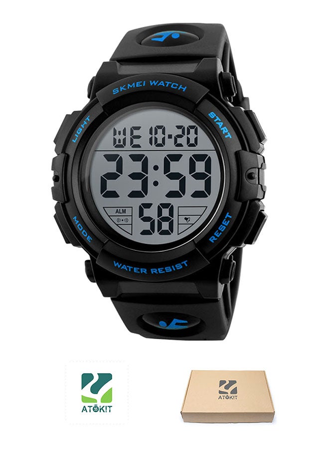 Men's Outdoor Sport Waterproof Resin Digital Watch 1258