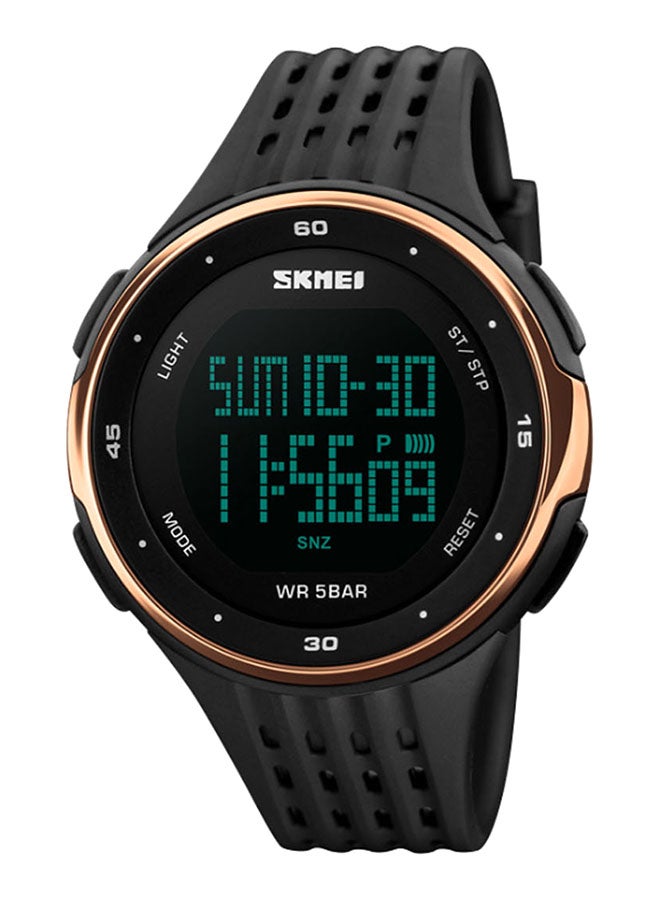 سكمي ساعة يد رقمية رياضة بسوار من الجلد الصناعي للأنشطة الخارجية مقاومة للماء طراز 1219 للأولاد - Image 2
