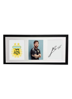 Boomah Accessories Messi Autographed Framed Poster Multicolour 