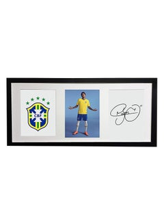 Boomah Accessories Neymar Brazil Autographed Framed Poster Multicolour 