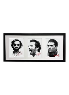 Boomah Accessories Juventus Legends(Buffon-Del Piero-Pirlo)Autographed  Framed Artwork 50 x 23cm 