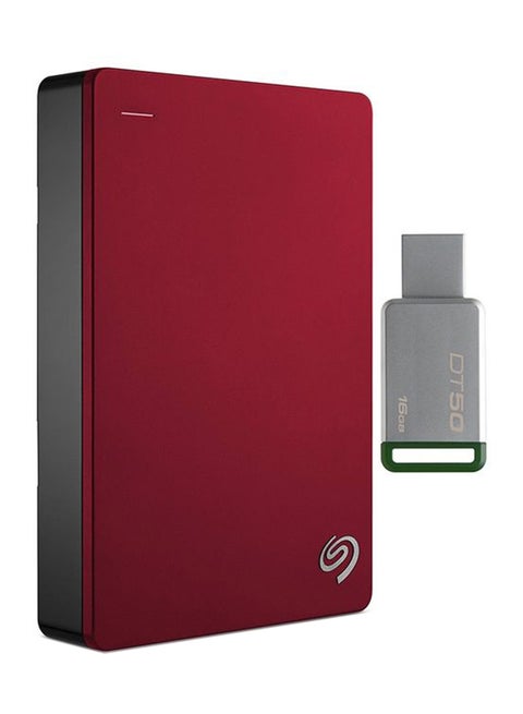 Portable External Hard Drive With Data Traveler Flash Drive 5TB 5.0 TB