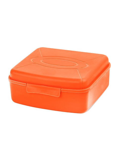 Square Lunch Box Classic Orange 1.4Liters