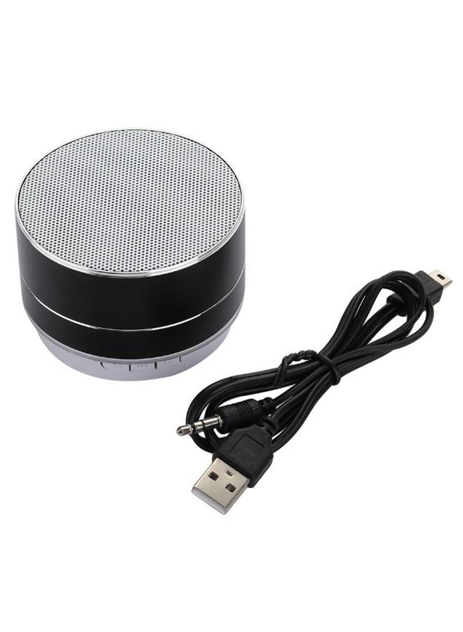 Bluetooth Wireless Stereo Mini Speaker Black/Silver 