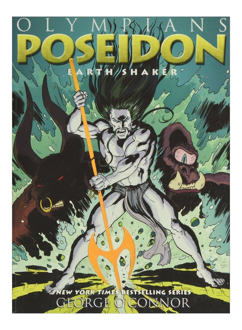 null - Olympians Poseidon Earth Shaker Paperback English by George O'Connor - 10-Apr-13 - Image 1