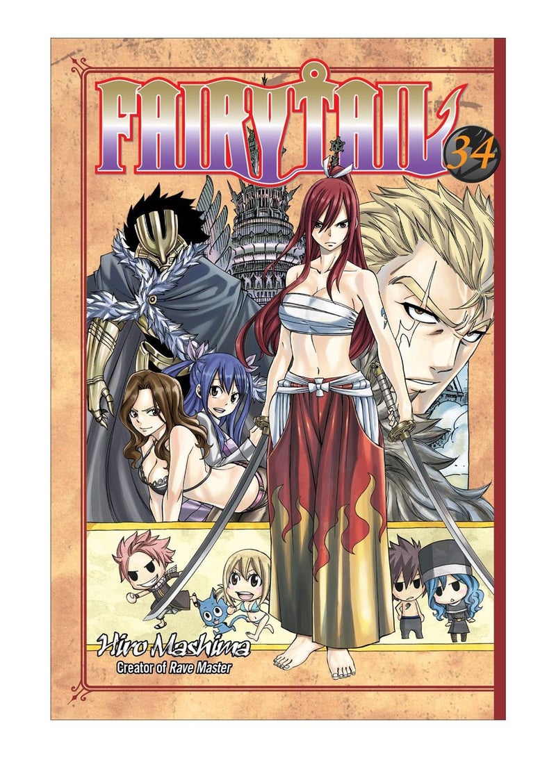 Fairy Tail 34 Paperback English by Mashima, Hiro