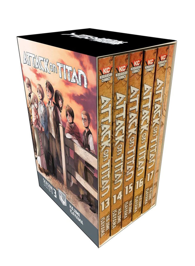 Attack On Titan Season 3 Part 1 Manga Box Set Paperback English by Hajime Isayama - 43391