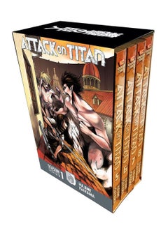 Attack On Titan Season 1 Part 2 Manga Box Set Paperback English by Hajime Isayama - 43279