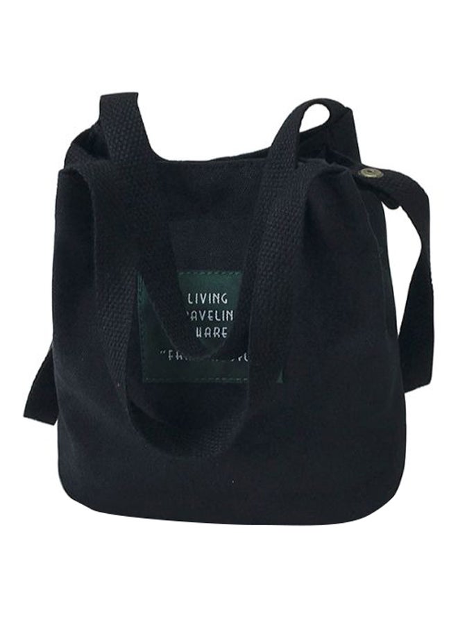 Preppy Style Travel Tote Black  - Image 1