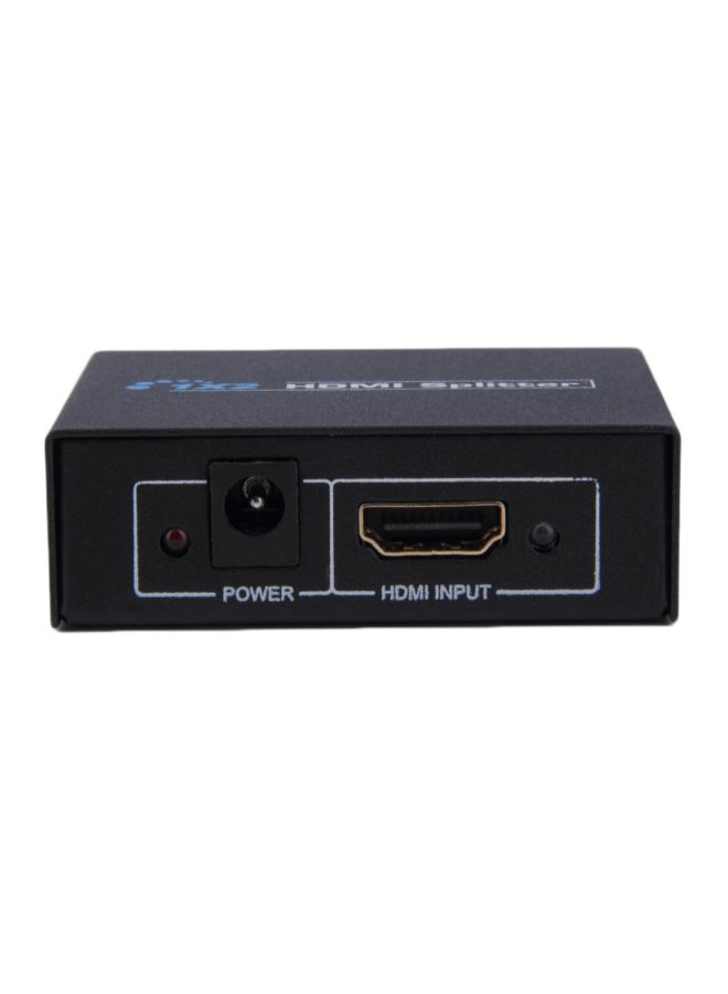 موزع 1 في 2 لحماية المحتوى الرقمي للنطاق الترددي العالي بوصلة HDMI وبدقة 1080 بكسل أسود - Image 5