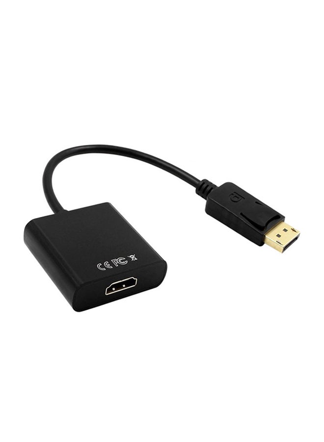 Generic - DisplayPort DP To HDMI Adapter | Black - Image 1