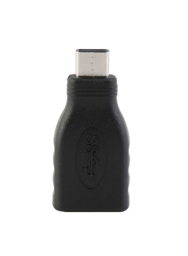 كابل محول بيانات من USB 3.1 Type-C ذكر إلى USB 3.0 A أنثى أسود - Image 4