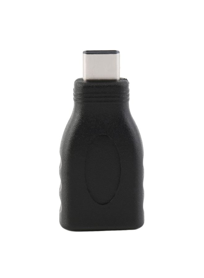 كابل محول بيانات من USB 3.1 Type-C ذكر إلى USB 3.0 A أنثى أسود - Image 5