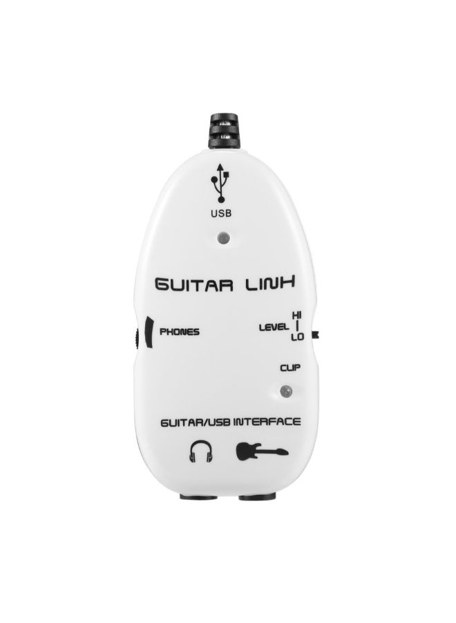 Guitar To USB Interface Audio Link Cable White - Image 4