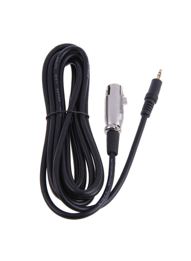 Generic XLR 3-Pin Female To Right Angle Cable Connector Black  - Image 2