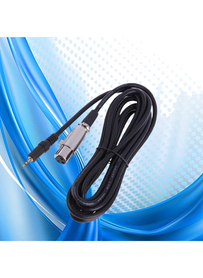 Generic XLR 3-Pin Female To Right Angle Cable Connector Black  - Image 5