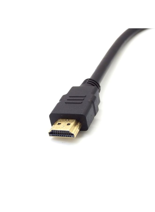 كابل فيديو من HDMI ذكر إلى DVI ذكر إلى HDMI إلى DVI طراز XD770303 أسود - Image 3