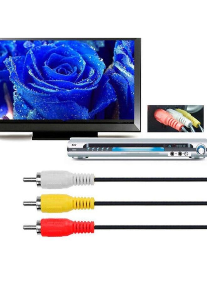 General HDMI Male To 3 RCA Video Cable Adapter Black  - Image 4