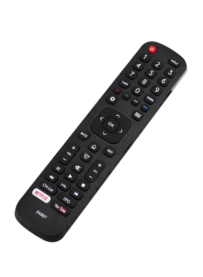 Remote Control Replacement And Backup Accessory For Hisense Television Black  - Image 1