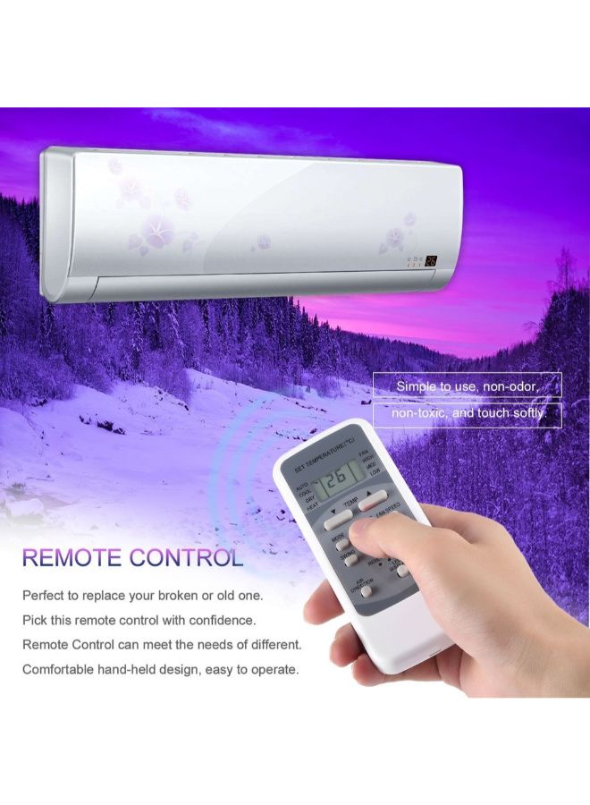 Generic - Universal Air Conditioner Remote Control Replacement For Media R51M White - Image 1