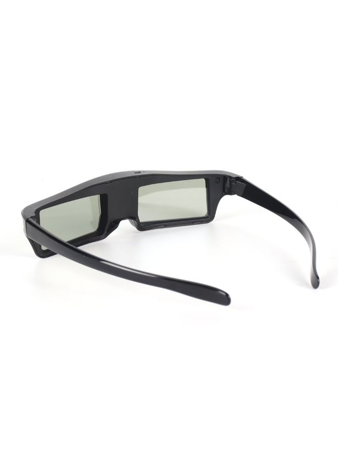 Generic Active Shutter 3D Glasses Black  - Image 2