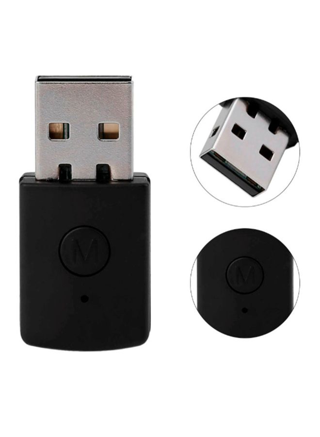 Generic - USB2.0 V4.1 Adapter For PS4 Controller Black - Image 1