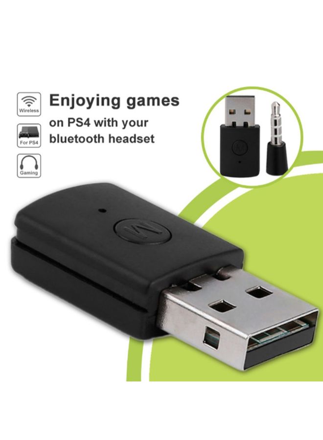 Generic - USB2.0 V4.1 Adapter For PS4 Controller Black - Image 1