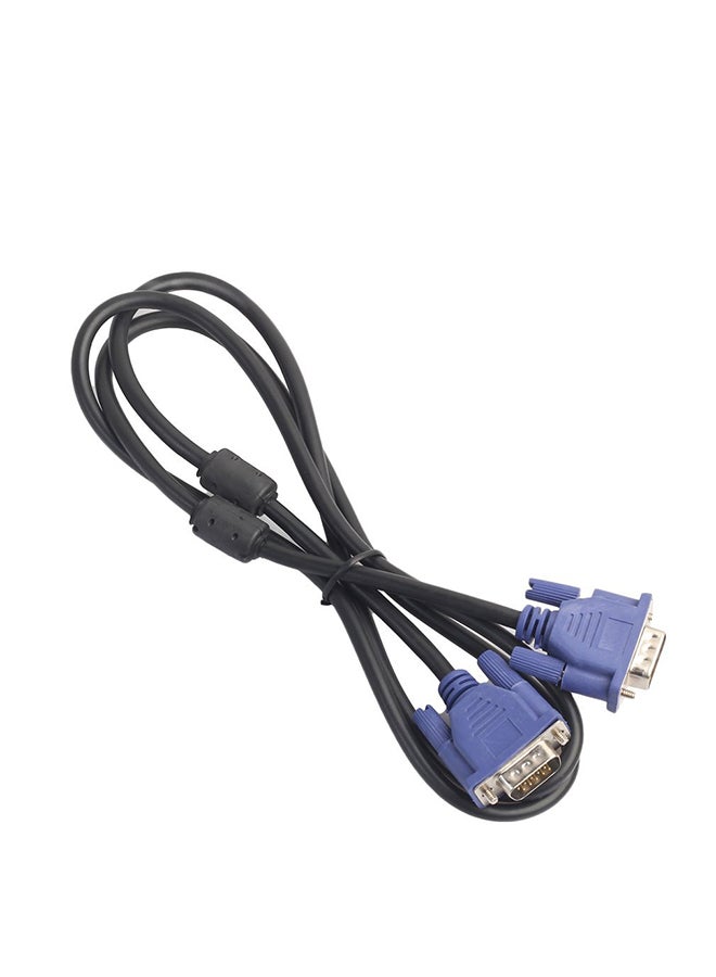 ريكسليس كابل تمديد من منفذ VGA ذكر بعدد 15 سناً إلى منفذ VGA ذكر الأسود / الأزرق - Image 1